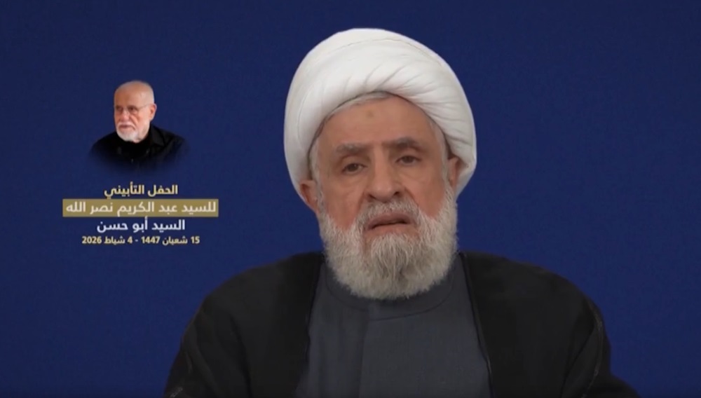 الشيخ قاسم في تأبين السيد عبد الكريم نصر الله: كان الأب والسند للمسيرة وبيئة المقاومة