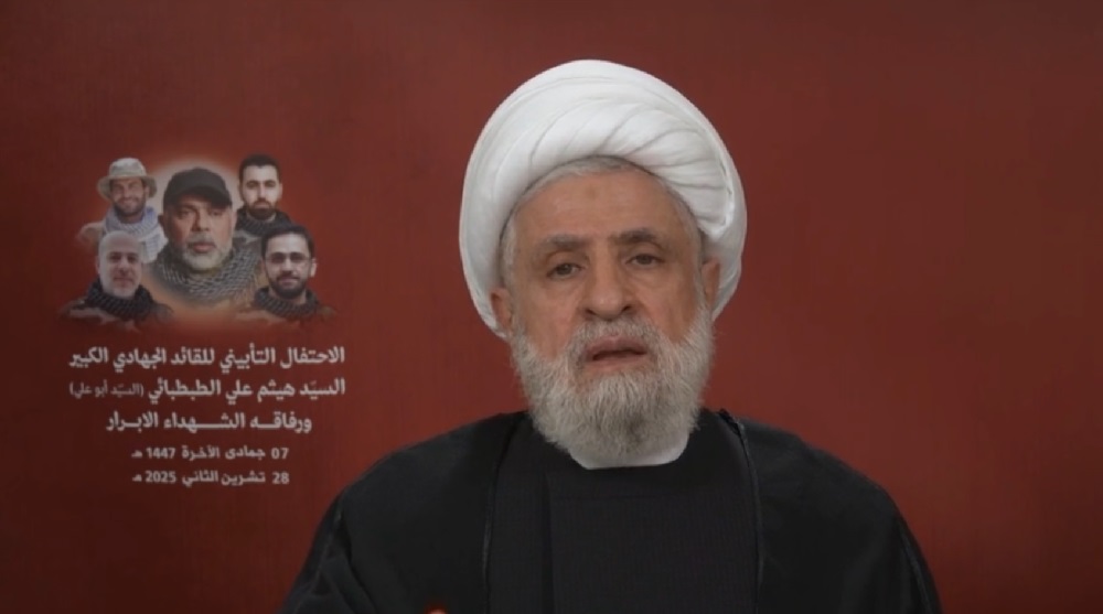 الشيخ قاسم رداً على اغتيال السيد أبو علي ورفاقه: هذا اعتداء سافر وجريمة موصوفة ومن حقنا الرد وسنحدد التوقيت لذلك